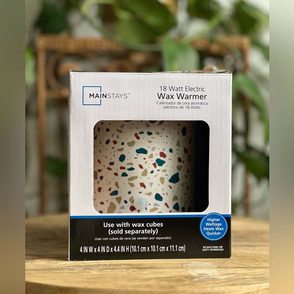 Mainstays Multicolor Terrazzo Wax Warmer